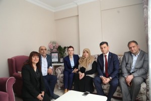 Başkan Çetin’den şehit ailesine ziyaret
